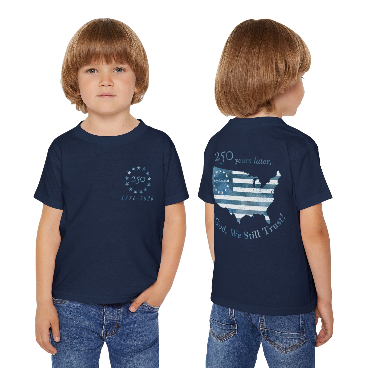 america 250 tee for kids