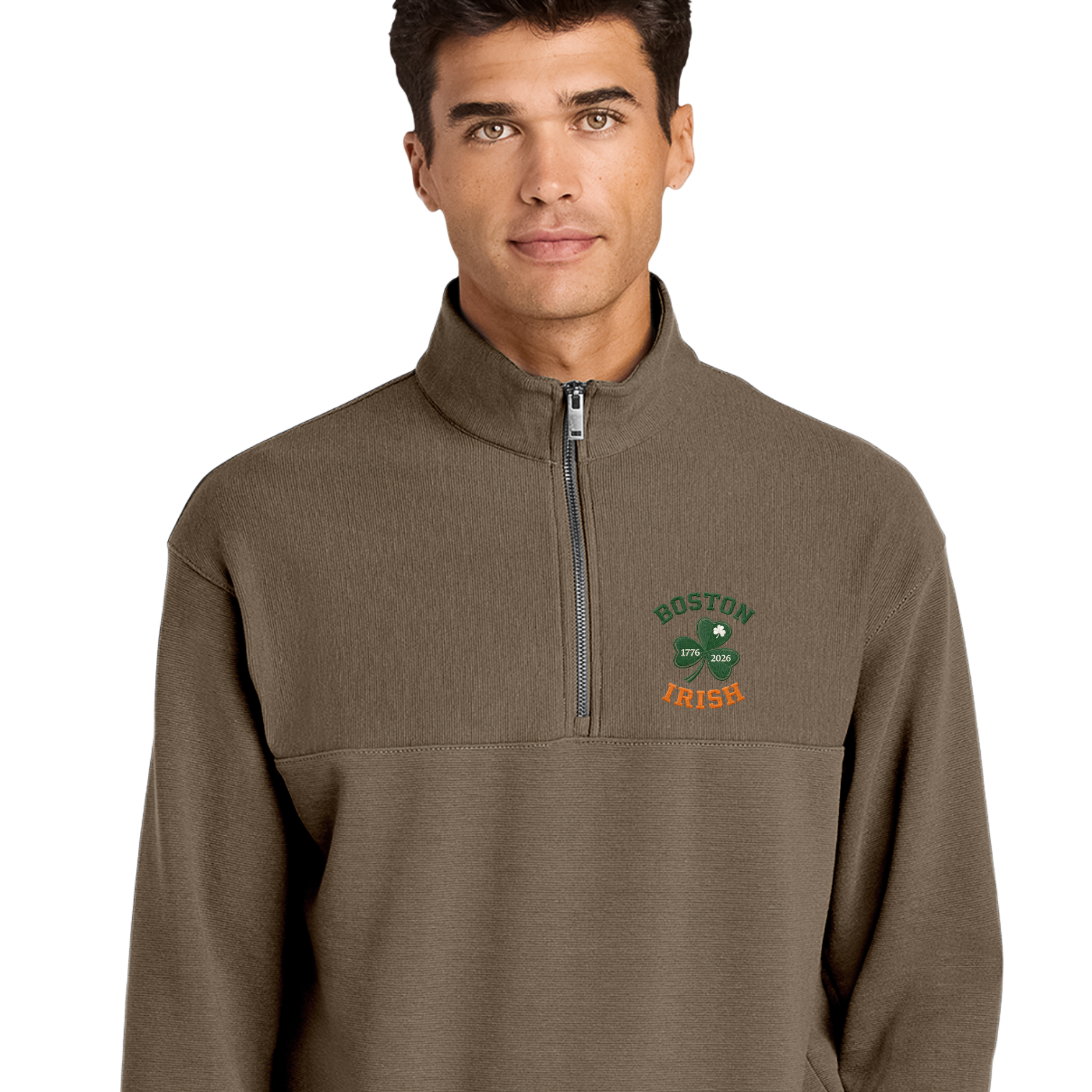 quarter zip sweater outfit women, 