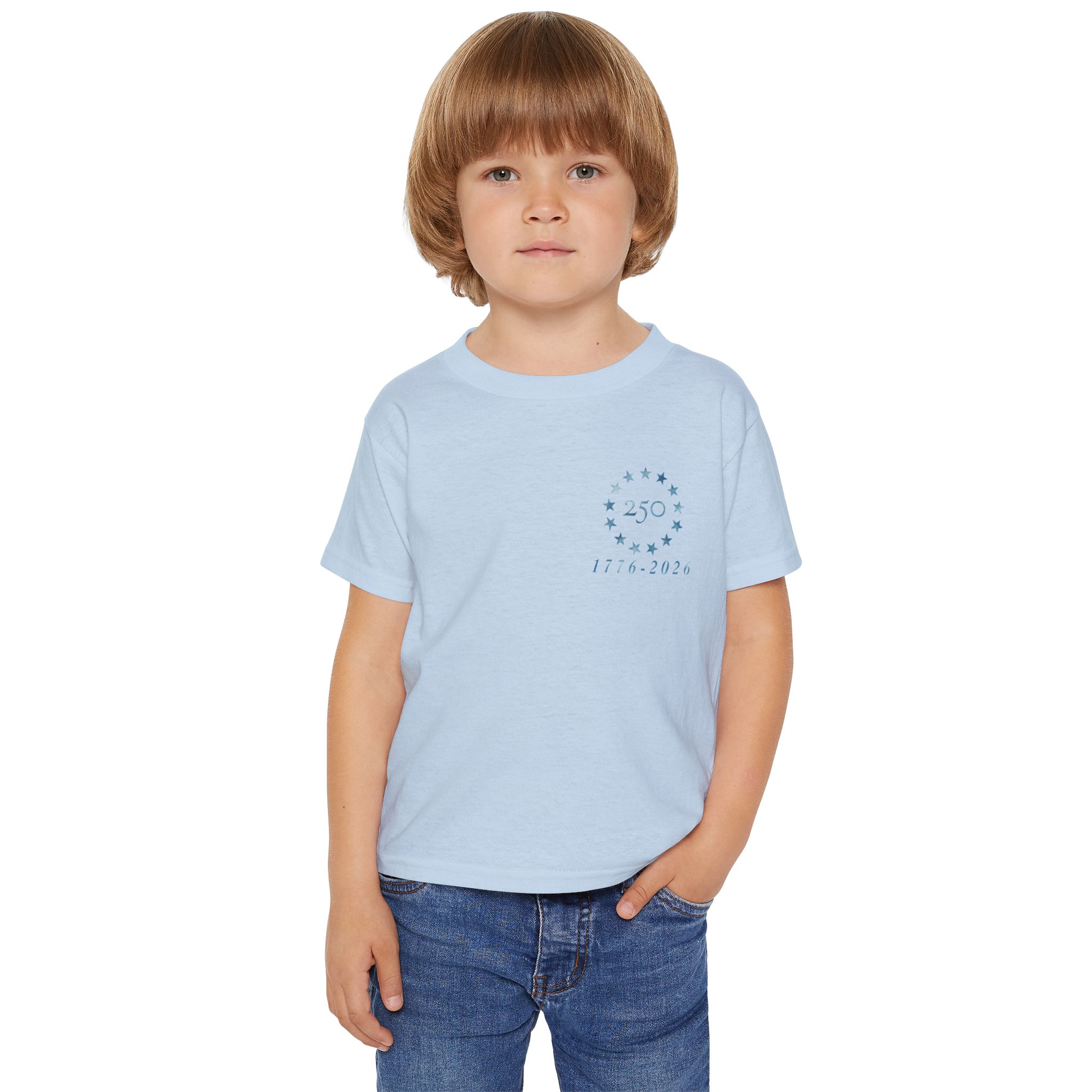 ice blue america 250 toddler tee