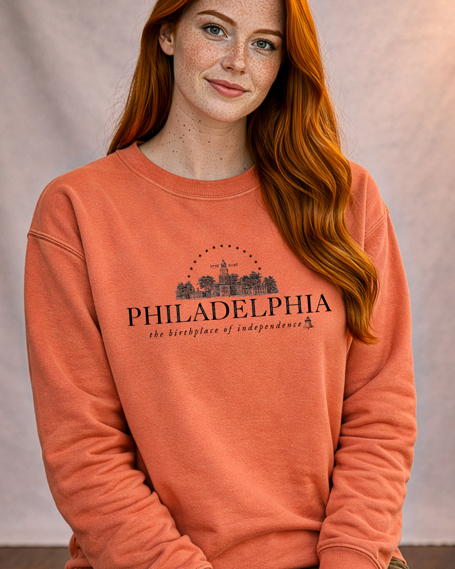 Women philadelphia jult 4th pullover