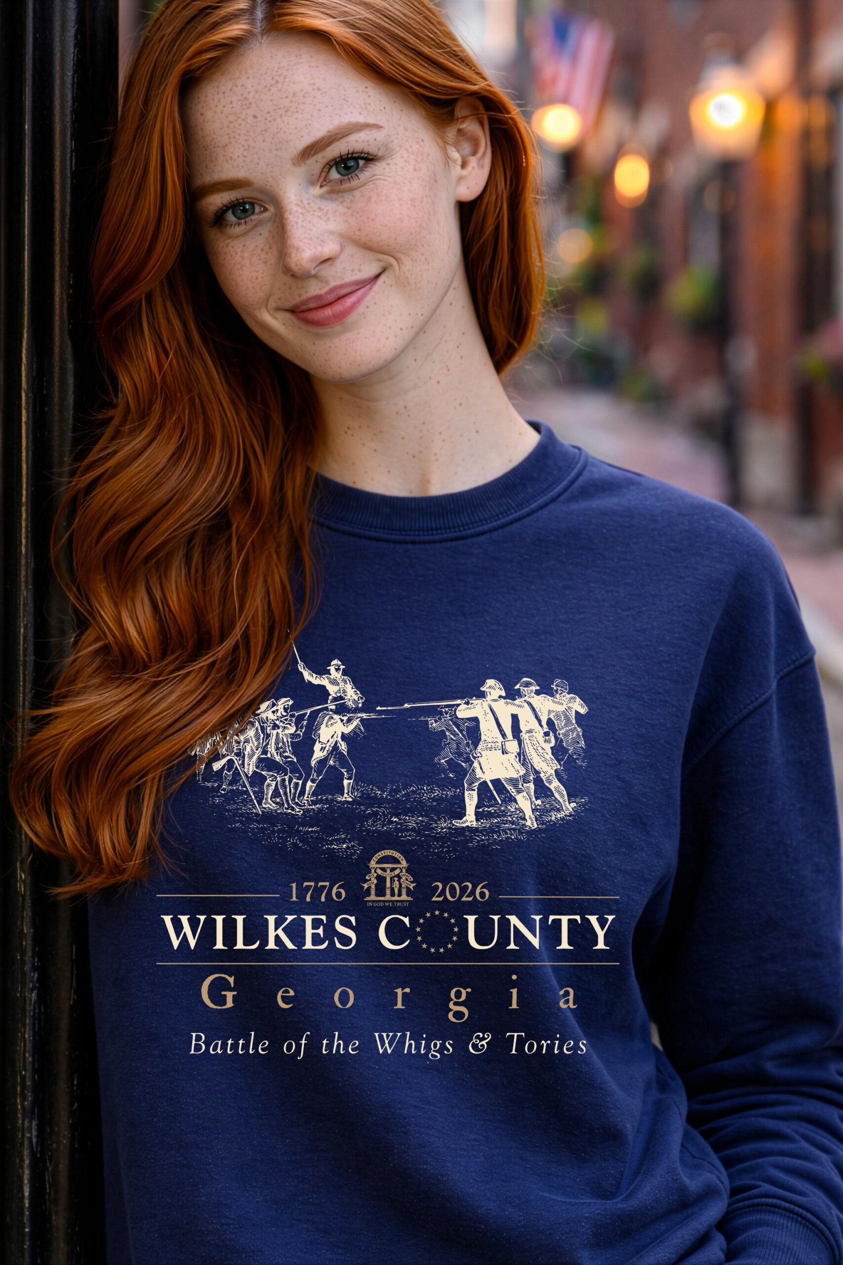 GA 1776 July 4th patriotic Sweatshirt
