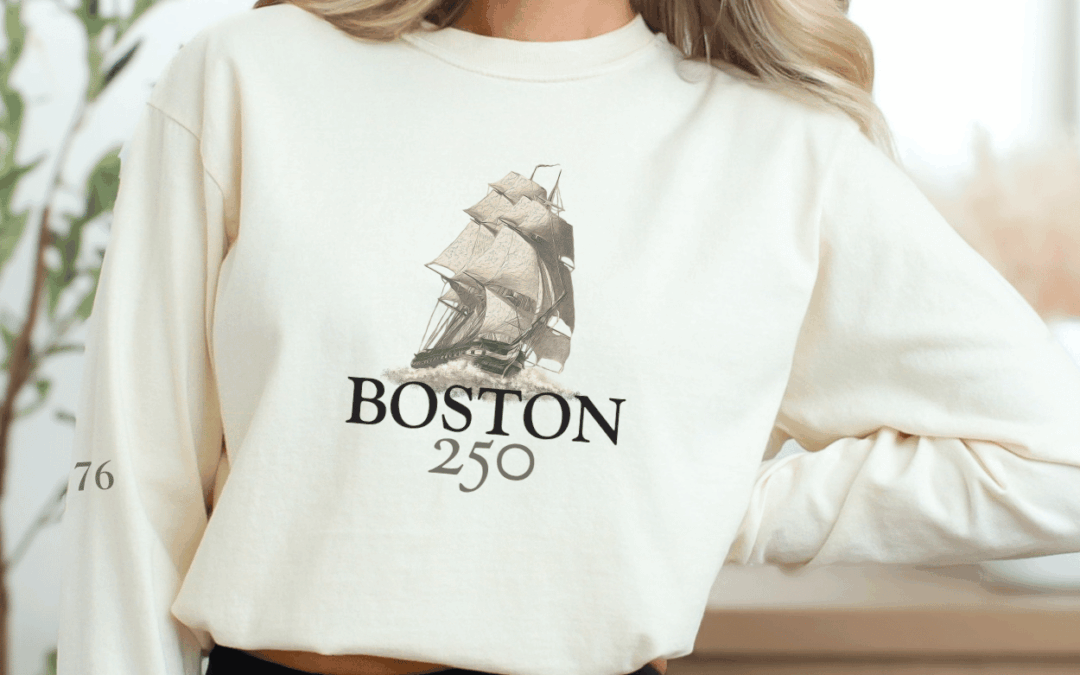 Boston 250 Anniversary T-Shirt: U.S.S Constitution Tee